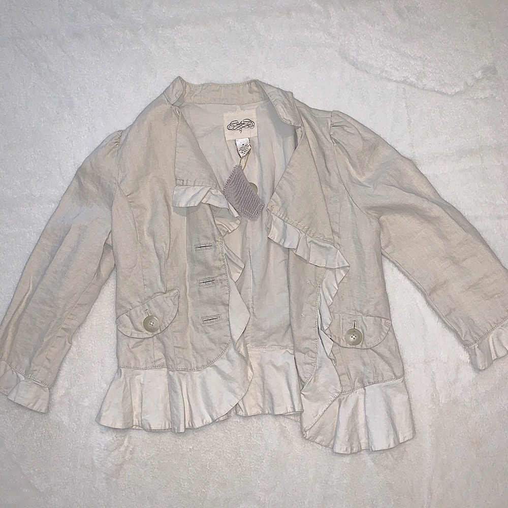 Anthropologie lightweight jacket with buttons